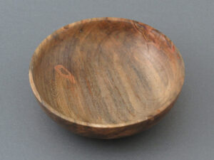 Wide Rice Bowl in Hickory