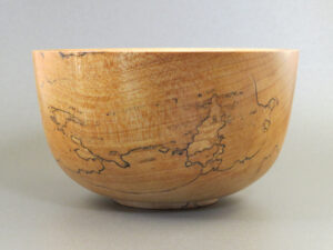 Tall Rice Bowl in Handley Spalted Maple