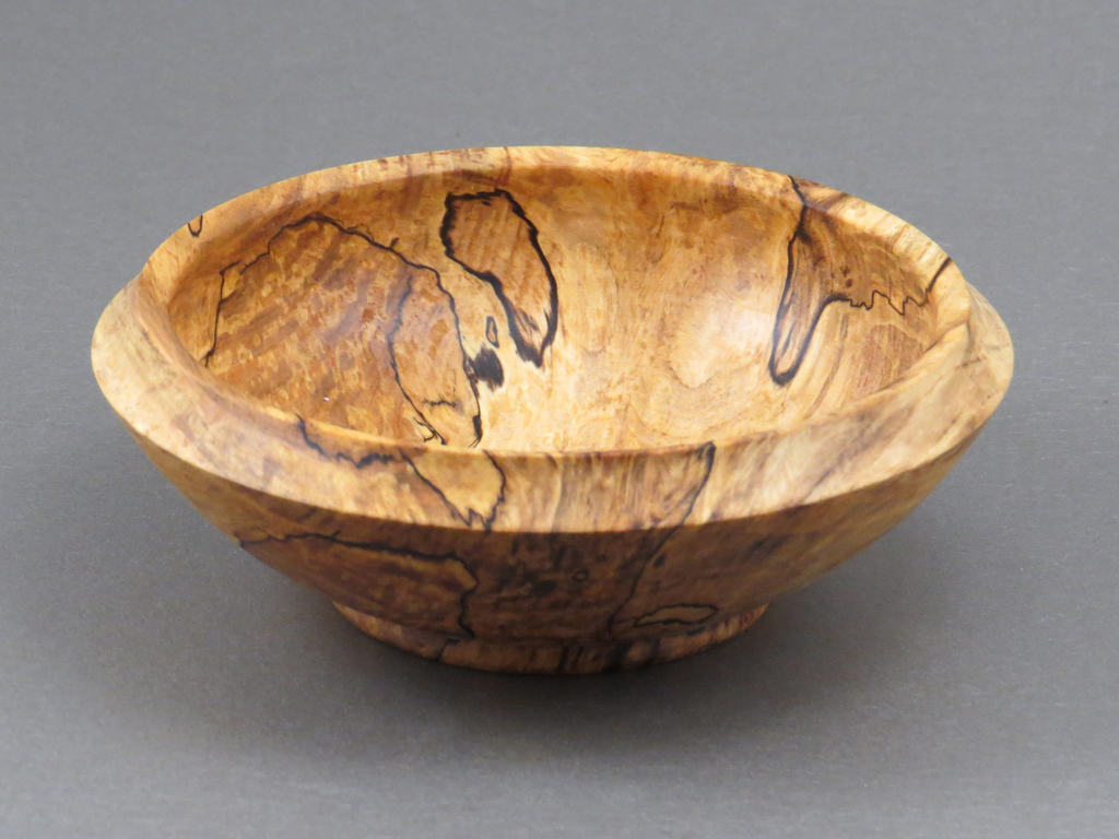 Footed Sparta Bowl in Spalted Beech - Image 5