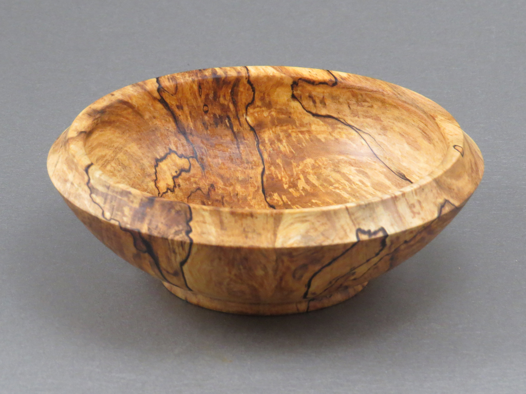 Footed Sparta Bowl in Spalted Beech - Image 4