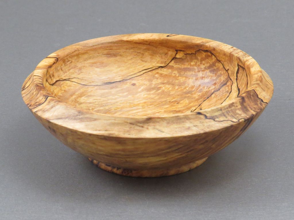 Footed Sparta Bowl in Spalted Beech - Image 3