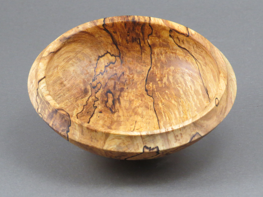 Footed Sparta Bowl in Spalted Beech - Image 2