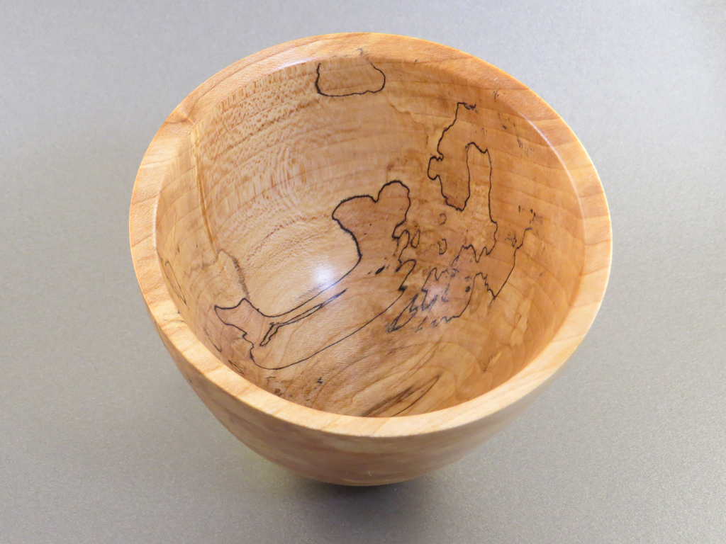 Banded Bowl in Handley Spalted Maple - Image 4