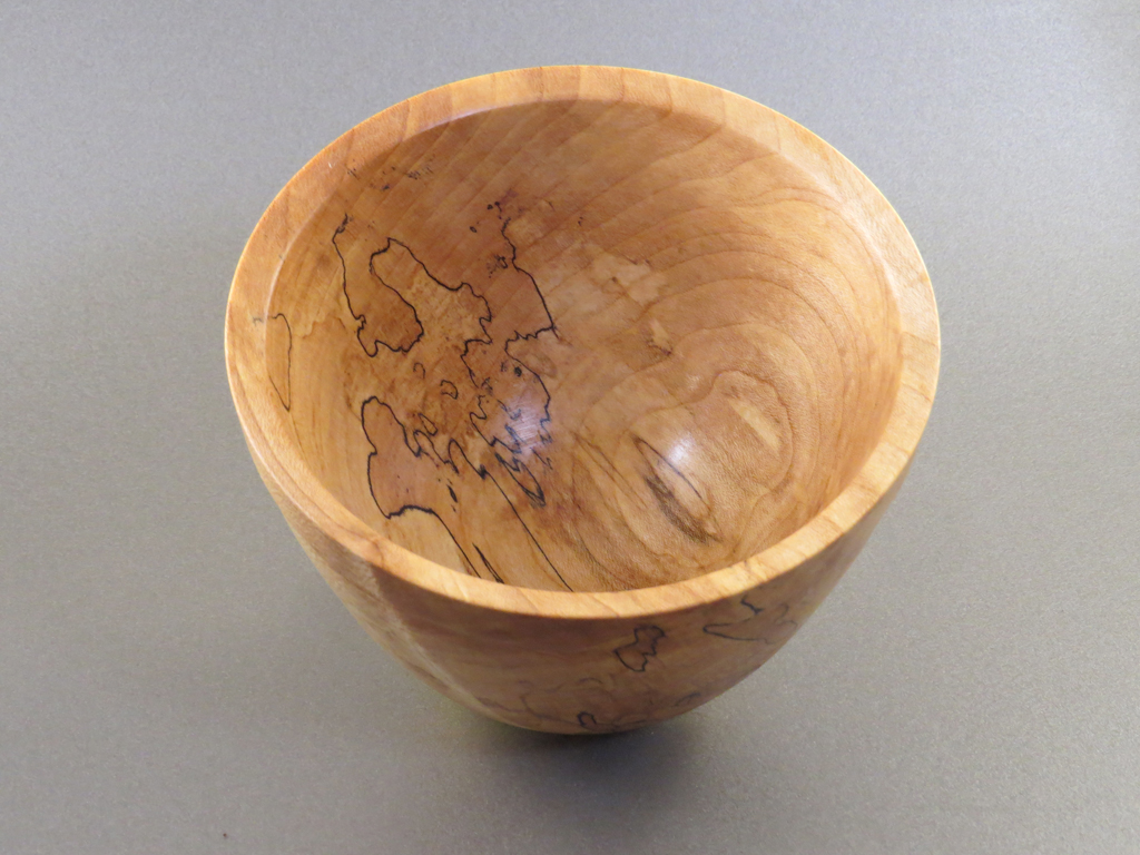 Banded Bowl in Handley Spalted Maple - Image 3