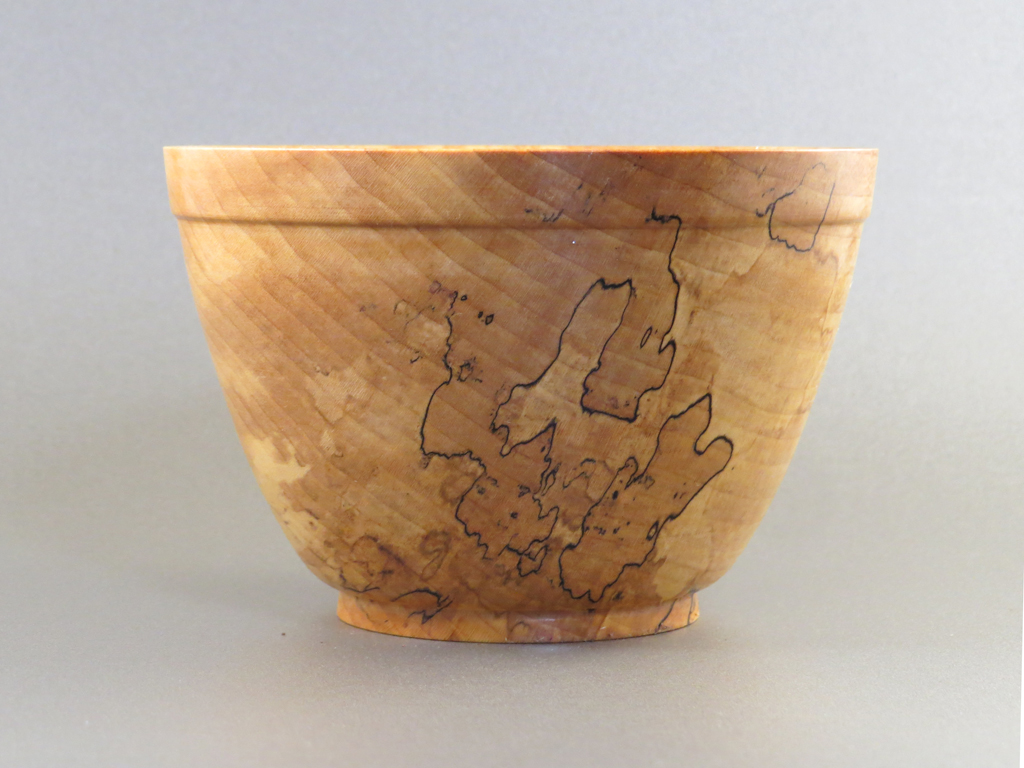 Banded Bowl in Handley Spalted Maple - Image 2